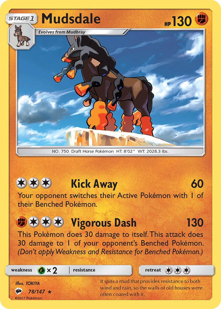 Burning Shadows Mudsdale #78/147